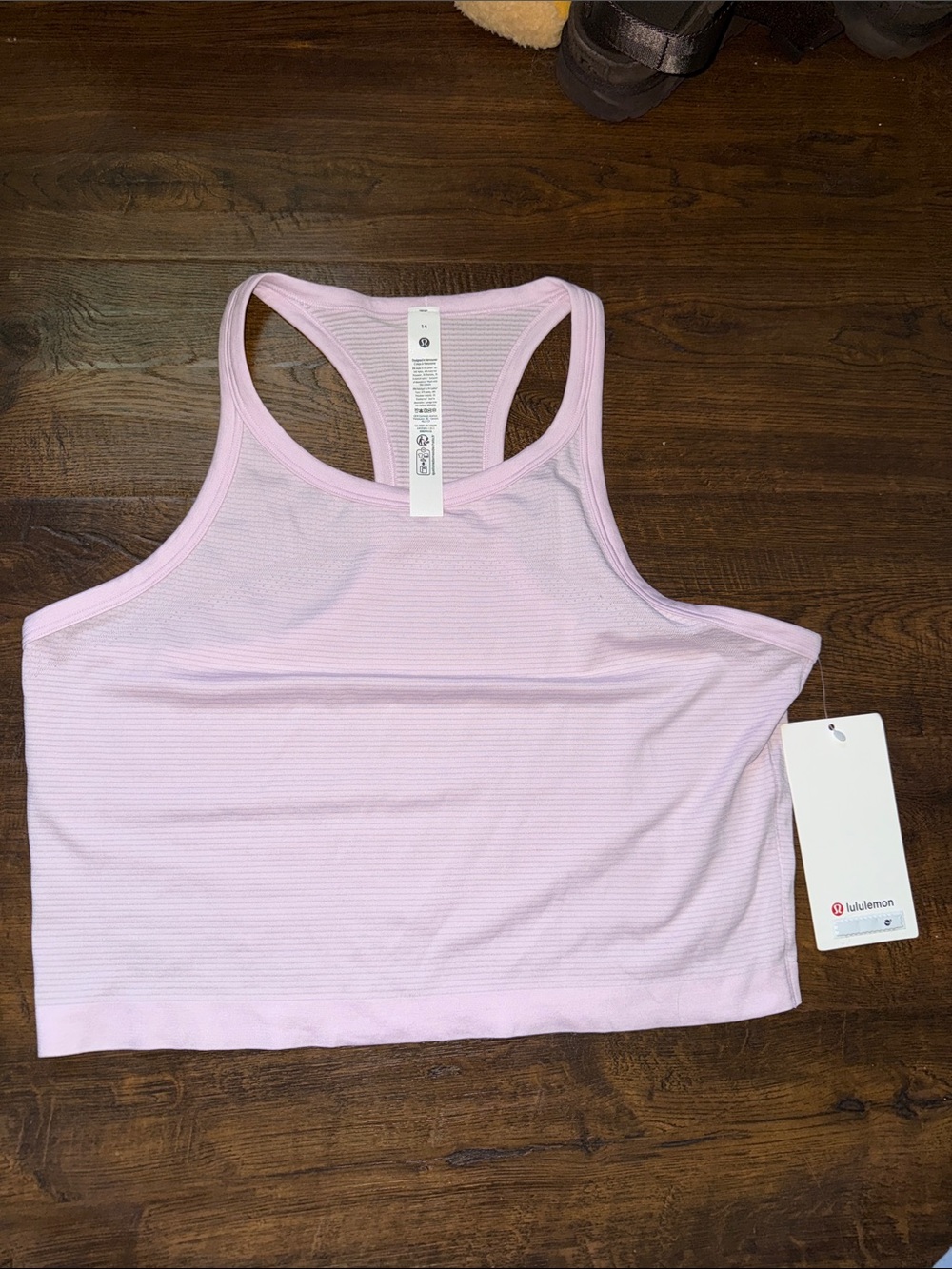 Swiftly Tech Cropped Racerback Tank 2.0